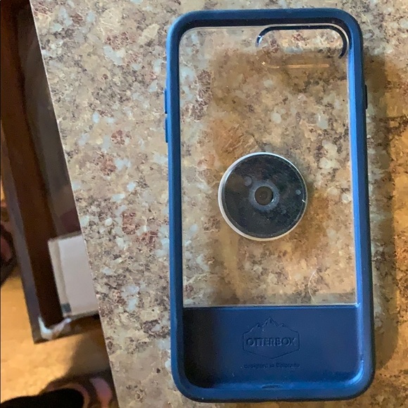 🌀Navy Blue/Clear back OtterBox iPhone 8plus 🌀 - Picture 2 of 2
